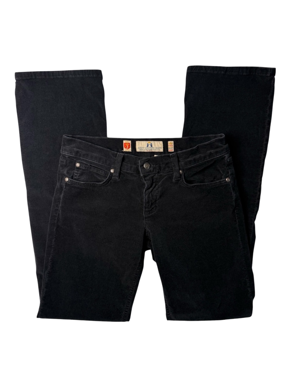 Juicy Couture Velvet Black Jeans